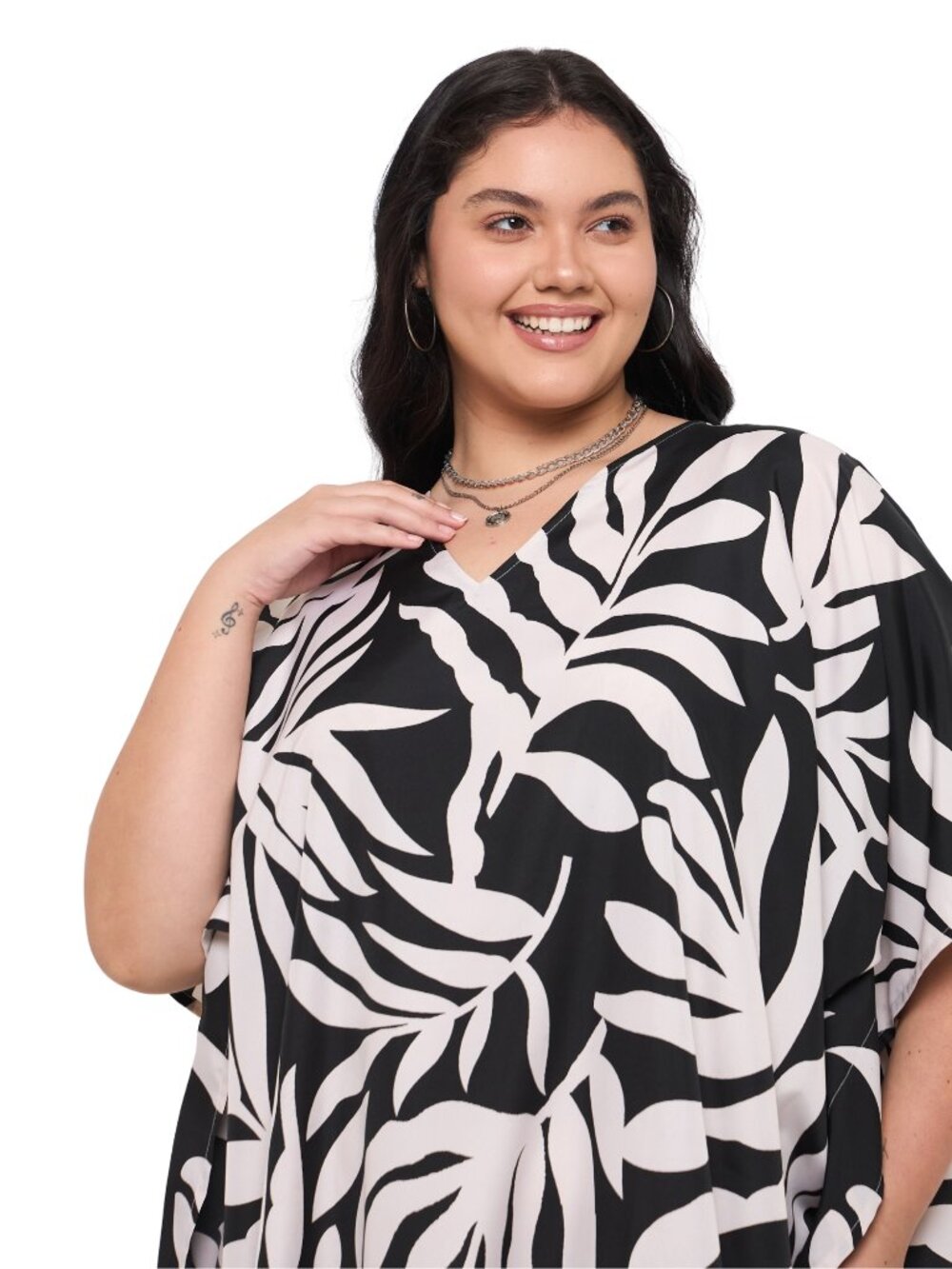 Gypsie Blu Women Plus Size Summer Wear Caftan Dress Beach Cover Up Maxi Dresses - Picture 6 of 9